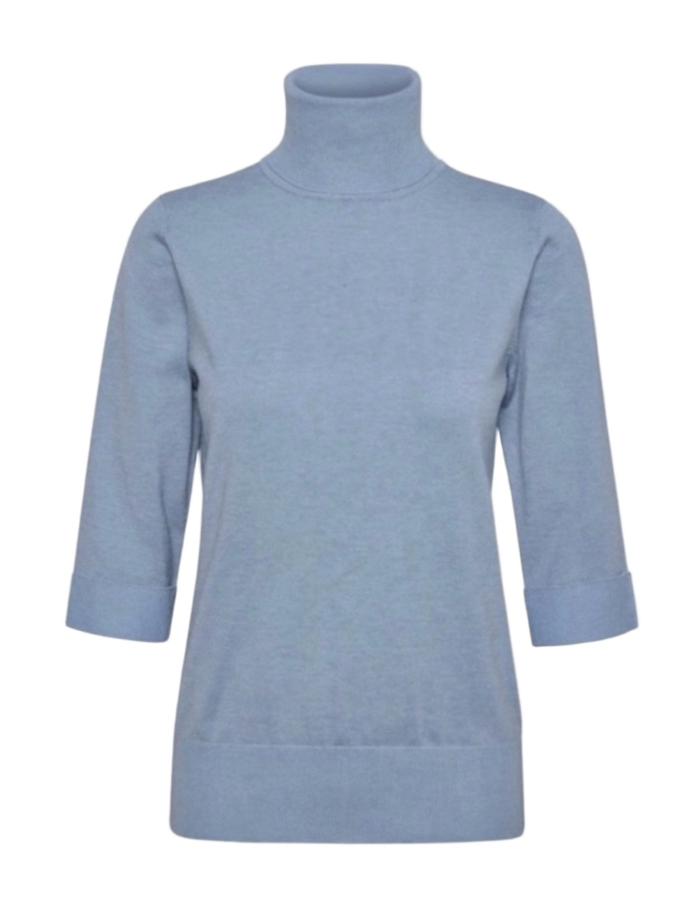 Saint Tropez blue turtleneck sweater
